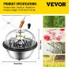 VEVOR Manual  Hydroponic Leaf Bowl Leaf Trimmer 24 Inch Twisted Spin Cut Garden Tools For Plant Bud Leaf Trimmer And Herbal Making