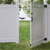 Fence Gate 4ft width Privacy Vinyl White