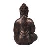 16.1inch Zen Buddha Indoor Outdoor Statue for Yard Garden Patio Deck Home Decor