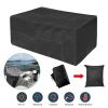 210D Waterproof Outdoor Furniture Cover Windproof Dustproof Patio Furniture Protector Oxford Cloth Garden L Size