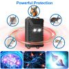 2 Packs Under Hood Ultrasonic Rodent Repellent Mouse Wildcat Control Portable Rodent Chaser with 3 Power Supplies for Car Home Garage