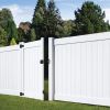 Fence Gate 4ft width Privacy Vinyl White