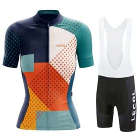 Summer Short-Sleeved Suspenders Cycling Jersey Suit Mountain Biking Road Team (Option: 11 Style-XXS)