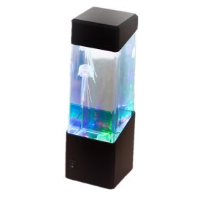 7 Color Aquarium Jellyfish Lamp Fantasy Jellyfish Lamp Relaxing Mood Jellyfish LED Night Light Remote Control Home Decor Gifts (Lampshade Color: Only 7color)