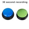 2Pcs Recordable Talking Button Pet Child Interactive Toy Voice Recording Sound Buttons Answer Buttons Pet Training Tool Dog Toys