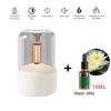 120ML Candlelight Aroma Diffuser Air Humidifier Romantic Light Portable Essential Oils Diffuser Mist Maker Fogger Purifier Home