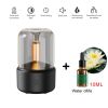 120ML Candlelight Aroma Diffuser Air Humidifier Romantic Light Portable Essential Oils Diffuser Mist Maker Fogger Purifier Home