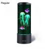 7 Color Aquarium Jellyfish Lamp Fantasy Jellyfish Lamp Relaxing Mood Jellyfish LED Night Light Remote Control Home Decor Gifts