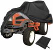 72" Outdoor Lawn Mower Tractor Cover Heavy Duty Waterproof UV Protection Coating