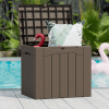 All-Weather 32 Gallon Patio Deck Box with Seat