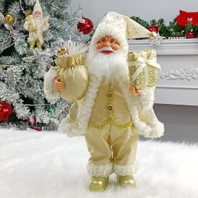 Household Fashion Doll Christmas Decorations (Option: Gold-18 Inches)