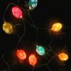 Set; Easter Cute Little Printed Flower Egg String Lights; 5FT 10LED Cartoon Shell Printed Flower Egg Easter String Light For Easter Home Bedroom