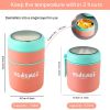 530/710ml Stainless Steel Lunch Box Food Cup With Spoon Thermo Lunchbox Thermal Jar Insulated Soup Container Breakfast Tableware