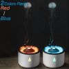 Volcanic Flame Aroma Diffuser Air Humidifier Essential Oil Diffusers Smoke Ring Volcano Eruption Fragrance Machine Indoor Gifts