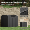 All-Weather 32 Gallon Patio Deck Box with Seat