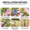 Solar Outdoor Lights New Garden Lamps Powered Waterproof Landscape Path for Yard Backyard Lawn Patio Decorative LED Lighting