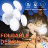 Solar Outdoor Lights Folding LED Soccer Light Bulb Portable Emergency Solar Lamp USB Charge Search Light For Camping Hiking Home