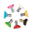 7pcs 1/4 inch Quick Connect High Pressure Washer Gun Spray Nozzle Tips 4000 Psi Cleaning Accessories Lance car cleaning