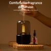 120ML Candlelight Aroma Diffuser Air Humidifier Romantic Light Portable Essential Oils Diffuser Mist Maker Fogger Purifier Home